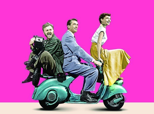 Vespa nos filmes™: A princesa e o Plebeu